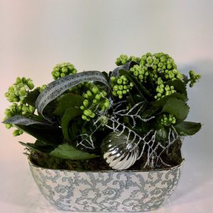 Hopean kimallus -jouluistutus