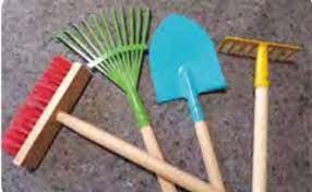 Lasten puutarhaharava